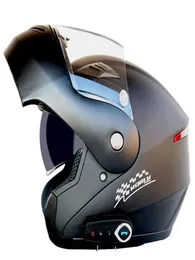 Мотоцикл -шлем мотоцикл Bluetooth Helmet Road Racing Open Good Caffect Sound имеет радиоотвращенную Life9684396