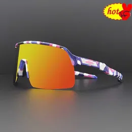 UV400 Cycling Okulary okulary sportowe okulary jazdy na świeżym powietrzu gogle rowerowe spolaryzowane z obudową dla mężczyzn kobiety oo9465 9208 1909