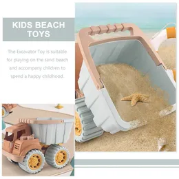 Песчаная игра с водными игрушками игрушки игрушки песчаные грузовики детские экскаватор автомобиль строительство пляжная песочная коробка для выброса коробки для копания