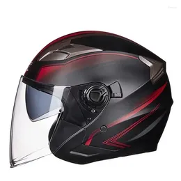 Capacetes de motocicleta Subo capacete meio rosto abs moto de moto