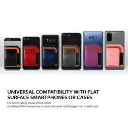 Case di pelle universale magnetica dell'auto Attacco sul portafoglio con carta di credito ID Cash ID per iPhone Samung Models Telefon Slot 3M S2908168