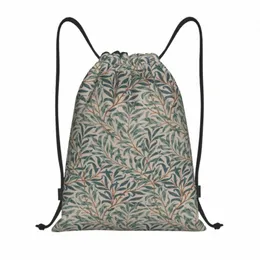 william Morris Vintage Willow Bough Drawstring Bags for Training Yoga Backpacks Floral Textile Pattern Sports Gym Sackpack F1b6#