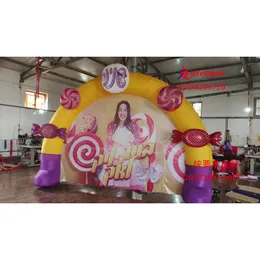 Mascot Costumes Customized Candy Rainbow Arch, Iatable Arch Manufacturer