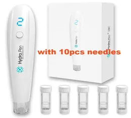 Перезаряжаемый гидрипен H2 с 10,pcs gueting selfing -marte Skin Skin Serum Dermapen Electric Drpen Ultima Microneedle Hydra Pen6316225