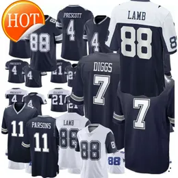 2024 New Daron Bland Mazi Smith Ceedene Lamb Männer Dak Prescott Trevon Diggs Tony Pollard Micah Parsons Emmitt Smith Leighton Vander Esch Michael Gallup Custom Football