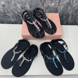 Kristallschnalle Frau Designer Flip Flop