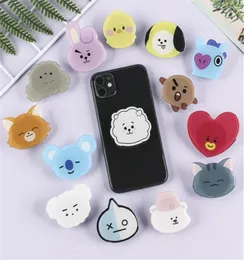 Cartoon Sheep Cat Медведь Расширение подставки Mount Socket Socket Fold Мобильные смартфона карманные настольные кронштейны подставка для подставки телефона8012315