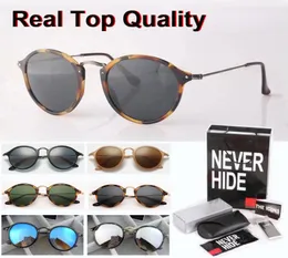 1PCS Ganze Markenrunde Sonnenbrille Männer Frauen hochwertige Glaslinsen Esswear mit Originalboxpaketen Accessoires Ever6295902