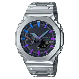 RO Sport Digital Quartz Unisex Watch Gm-B2100 Сплав сплав Светодиод