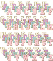 Nozioni 104pcs Iron su lettere per lettere di abbigliamento Patches ALPHABET CHENILLE COTCH ADHECIVE RIPARAZIONE DECORATIVA ADACIVE RACCHIATO 3388431