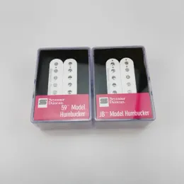 Gitarrgitarr Humbucker Pickups SH1N 59 och SH4 JB Humbucker Pickup 4C White Electric Guitar Pickups