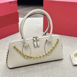 Leather Quality E/w Lady Evening Bag Studs Elegant valenn Designer Bags Women Handbags Handbag Rock Ladies Stud Rivet Top Purse Chain Shoulder CJHZ JFTS