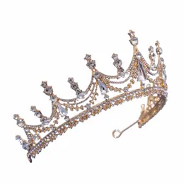 1pc 라인 테스 반원형 Princular Crown Bridal Coiffure Accories fi Performance Diamd Hair Band Headdr 50pf#