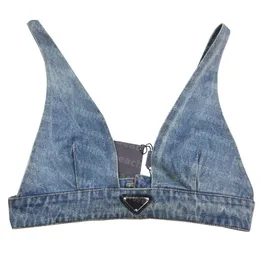 Womens T-Shirt Denim Bra T Shirt Women Deep V Neck Y Vest Fashion Crop Top Party Breathable Cropped Tops Drop Delivery Apparel Clothin Ottwd