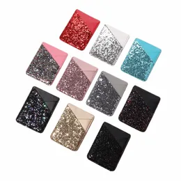 Case di carta Phe Bling Bling 1pc Women Fi Tasto Tasca Bus Cover Back Cover Adesivo Porta Porta Borsa Porta 94QT##