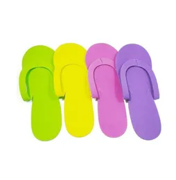 Eva Salon Spa Slipper Disposable Pedicure Thong Slippers 호텔 여행 홈 게스트 뷰티 슬리퍼 폐쇄 발가락 신발 무료 배송 ZA13722257856