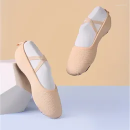 Dance Shoes High Quality Soft-soled Practice Without Lace-up Female Claw Children's Dancing Body Ballet