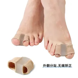 2024 Washable Double Hole Toe Corrector Hallux Eversion Fixer Unisex Toe Valgus Immobilizer Foot Care Supply for Men WomenToe Valgus