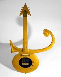 Rare Custom Gold Prince Symbol Guitar Gold Hardware custom made Abstract Symbol Gold Rain Guitar Allguitar factory outlet7837709