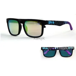 Okulary przeciwsłoneczne Nowe okulary przeciwsłoneczne Ken Block Men Square Sun Sunglasses odblaskowy lustrzany obiektyw UV400 240416