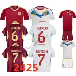 2425 Copa America Venezuela Soccer Jerseys Cordova Soteldo Rincon Bello Sosa Rondon Kids Kit 2024