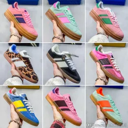 Wales Bonner 00s Outdoor -Schuhe Designer Schuhe Sneaker Casual Schuhe Sneaker Fett rosa Leuchten Puls Weiß Solar Super Pop Pink fast gelbe Frauen Sport Sneaker