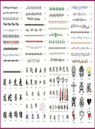 Intero 116pcs Modello di aerografo tatuaggi Stencil Design Art Design Set opuscolo 11 8249031