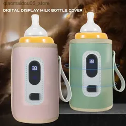 Bottle Warmers Sterilizers# 1Pc baby bottle heater travel cover formula water USB outdoor Q240417