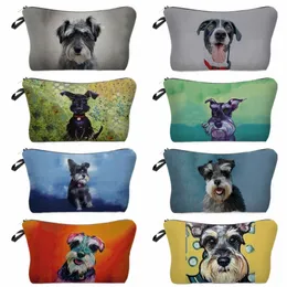 Маслократная живопись Schnauzer Westie Dog Print