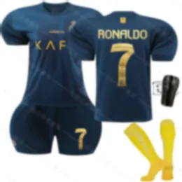 2324 Al-Nassr FC Away Football No.7 C Ronaldo 10 Jersey Gold Number Jersey