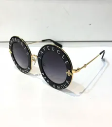 2019 Nuovo designer di marchi di alta qualità Luxury Womens Occhiali da sole Donne Sole Sun Glasshi 0113s Occhiali da sole rotondi Gafas de Sol Mujer Lunette2509690