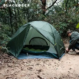 BlackDeer Archeos 1Pro 20 Tenda rivestita in silicio in silicio per trekking da trekking 22090 cm 85 mm polo in alluminio con impronta 240416