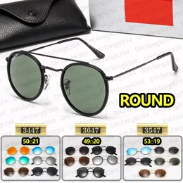 Ray Designer Ray Sunglasses Classic Luxury Brand Design Grands Sunglasses Man Toprb Round Round Gafas Gafas de Sol Hombre Lunettes de Soleil Box