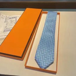 New Neck Ties 고품질 편지 100% 넥타이 실크 블랙 블루 알디트 자카드 파티 웨딩 사업 짠 패션 디자인 하와이 넥 타이 상자 25879