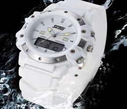 Display Dual Watch Skmei Men Women Sports Watches Sports Waterptonet Clock Moda Moda Militar Multifuncional Vestido Vestido de Vestiamento9872096