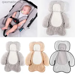 Barnvagnsdelar Tillbehör Baby Plum Neck Protection Pad Handcart Car Seat Cushion Sleep Cushion Warm Cushion Push Push Chair Head Support Pad Q240416