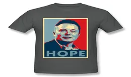 Elon Musk Hope Tshirts Populari uomini Tuniette rotonde Taglie di maglietta bella maglietta fresca maglietta maglietta 5939905