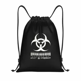 Umbrellas Corporatis Video Game Cosplay Drawstring Backpack women Men Sport Jym Sackpack折りたたみ折りたたみ式ショップバッグ袋a7od＃