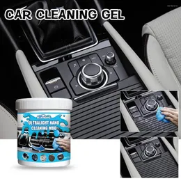 Soluções de lavagem de carros Limpeza de cola macia de remoção de gel de gel de gel de forma multiuso suprimentos de interior automotivo T5S3