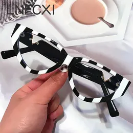 サングラスlnfcxi zebra cat eye luxury brand luxury lound computia glasses foremy shades y240416