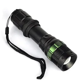 2024 Lanterna LED poderosa lanterna de bateria USB Bateria zoom Iluminação de caça à prova d'água 1. Para lanterna LED recarregável