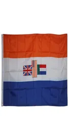 Oldformer Sydafrikansk flagga apartheid flagga 3x5ft polyester utomhus eller inomhus klubb digital tryckbanner och flaggor hela8356098