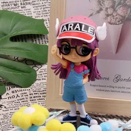 Action Toy Figures 13cm Anime Dr.SLUMP Arale Figures Car Ornaments Toy Cake Decoration Dr IQ Collection PVC Doll Arale Figurine Model Childs Gifts Y240415