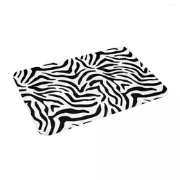 Tapetes textura de pele de zebra de animais