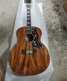 Cabos Frete grátis 43 polegadas jumbo koa guitarra de guitarra de ébano braço acústico guitarras elétricas guitarras de sonho de poços de sonda 43 polegadas