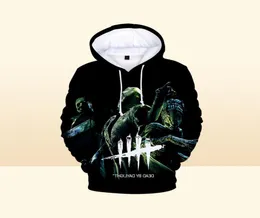 Men039s Bluzy Bluzy 3D Drukuj Dead by Daylight śmierć nie jest ucieczką unisex ubrania menwomen039s długie rękawy Stre5582634