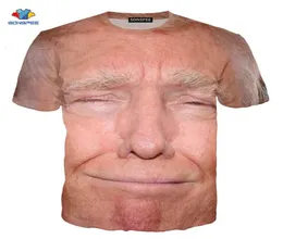 Дональд Трамп футболка 3D Смешная мускул Трамп футболка Hiphop Men039s Fashion Clothing Детская рубашка американская мультипликация мужская рубашка 9841493
