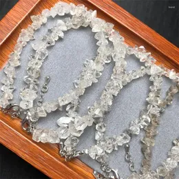 Link bransoletki naturalne herkimer diamentowa biżuteria bransoletki dla kobiety mężczyzna fengshui uzdrawianie bogactwo koraliki kryształowe urodziny Lucky prezent 1pcs