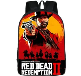 Sırt Çantası Kefaret Red Dead II Daypack John Marston Schoolbag Oyunu Sırtı Satchel Okul Çantası Açık Günü Pack9073869