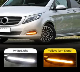 1 زوج لـ Mercedes Benz Vclass Vito V250 V260 2016 2017 2018 2019 LED أثناء النهار ، إكسسوارات سيارة ضوئية DRL LAMP2241846